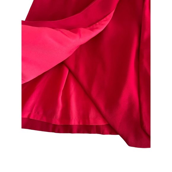 J. CREW Wrap Dress in 365 Crepe Size 2 Festive Red H6292 $140 Lined - Picture 5 of 12